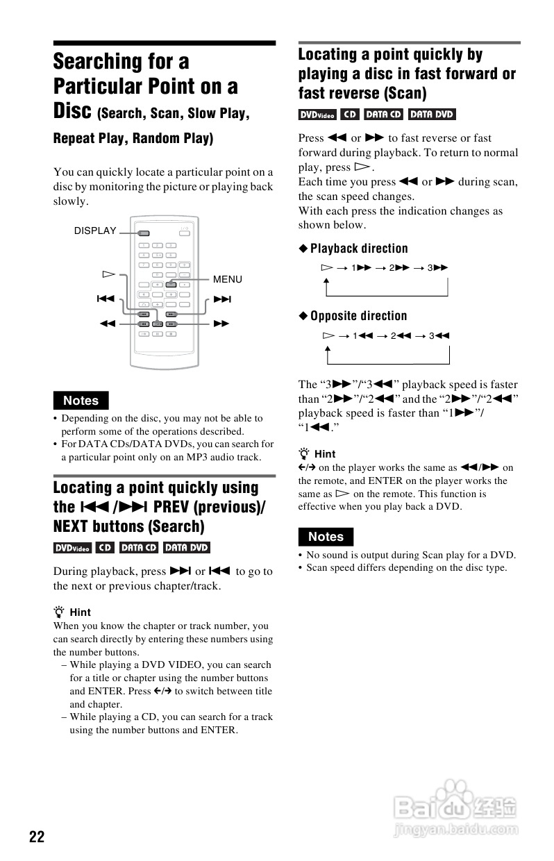 SONY DVP-FX820播放器说明书:[2]