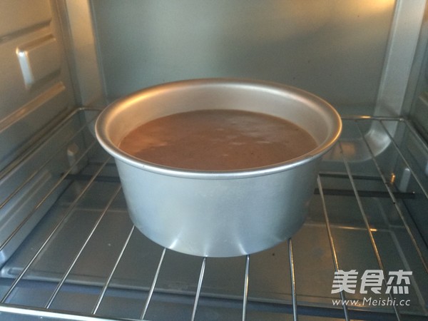 可可戚风奶油蛋糕
