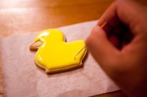 立体小鸭子糖霜饼干