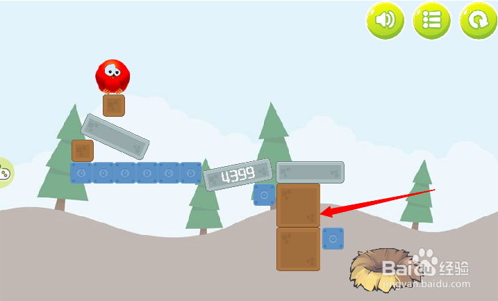 小游戏泡泡鸟历险记3第5关