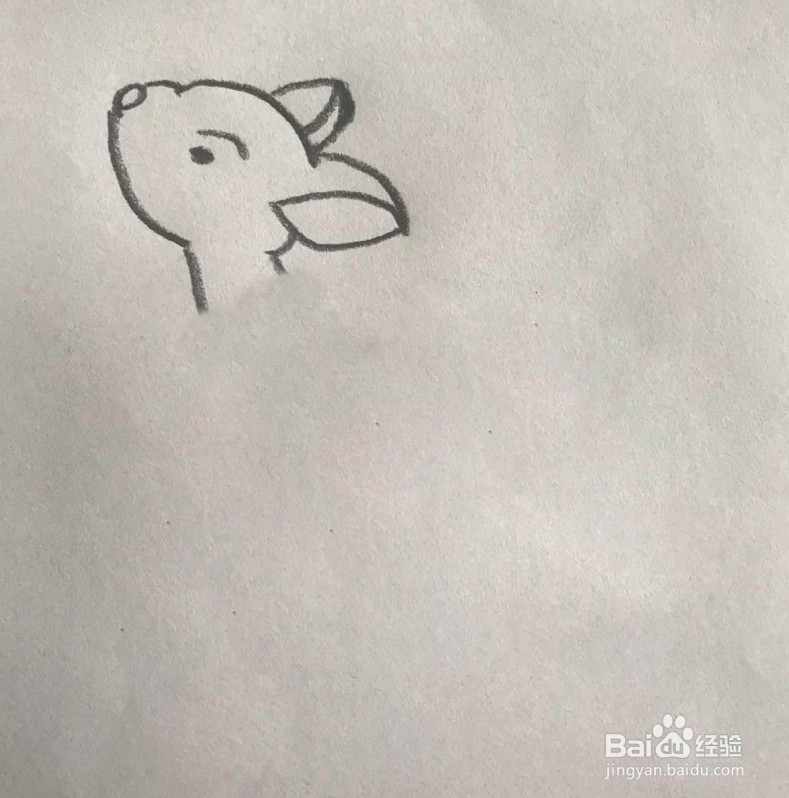 【简笔画】小梅花鹿的分步画法