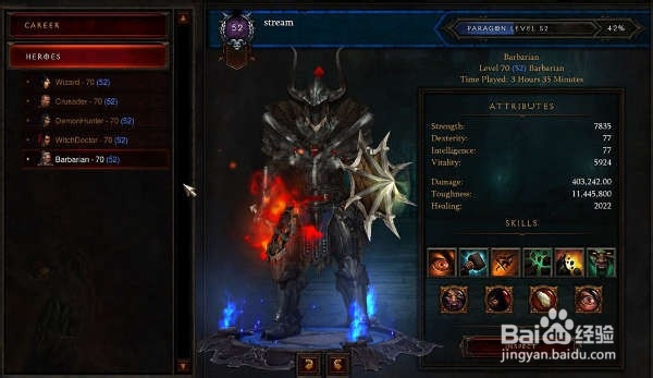 暗黑破坏神3野蛮人技能搭配，附装备选择