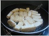 韭菜蚝油烧豆腐