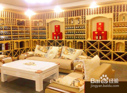 红酒专卖店的红酒架装修设计