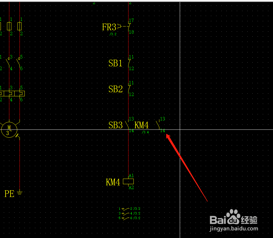 在EPLAN里面设计异地启停电路的自锁电路