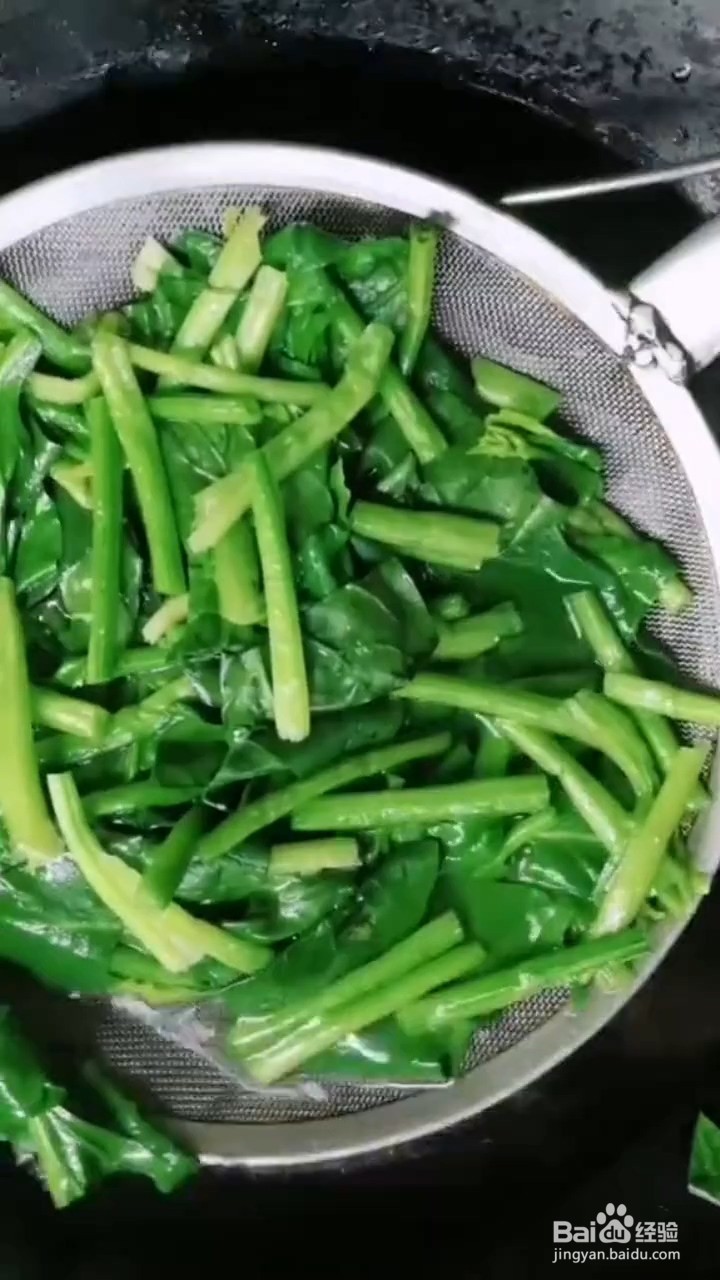 如何制作凉拌菠菜