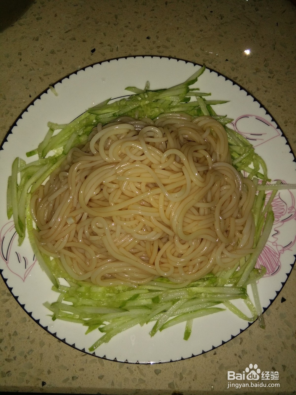 减肥晚餐--干拌冷面