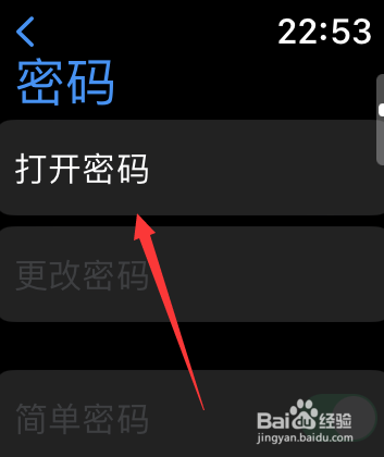 苹果手表锁屏密码怎么设置