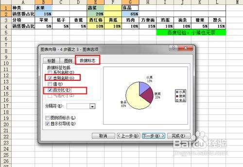 【Excel】复合饼图的制作技巧