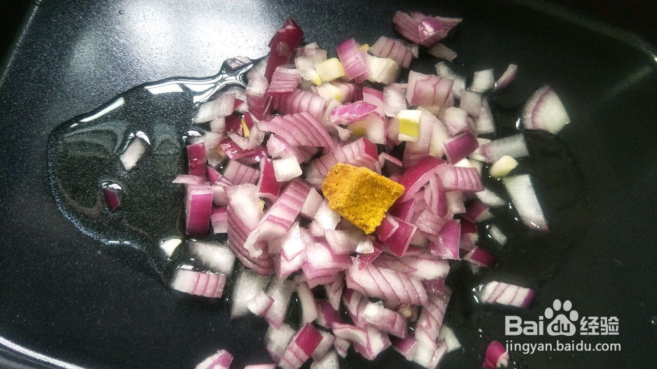 咖喱鸡腿饭的做法