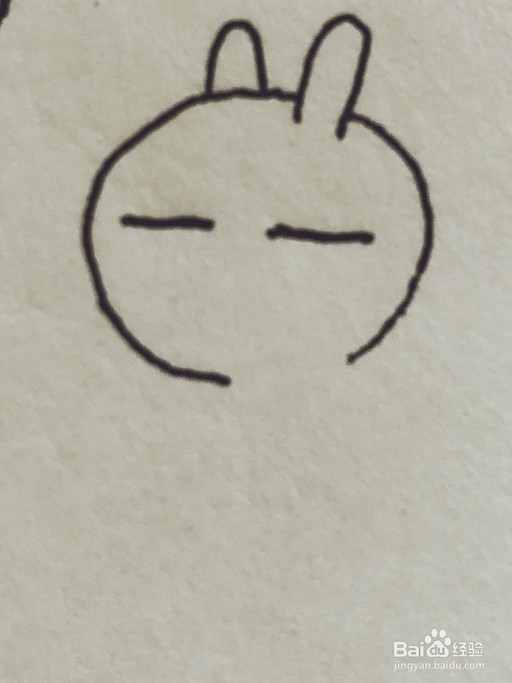 如何画兔斯基流泪的表情包？