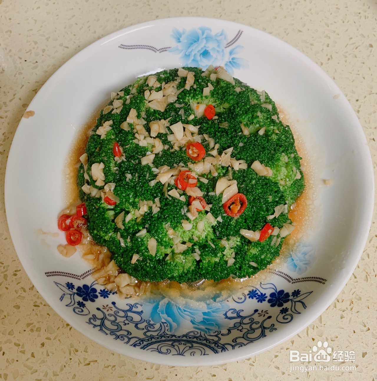 蒜蓉西兰花的做法