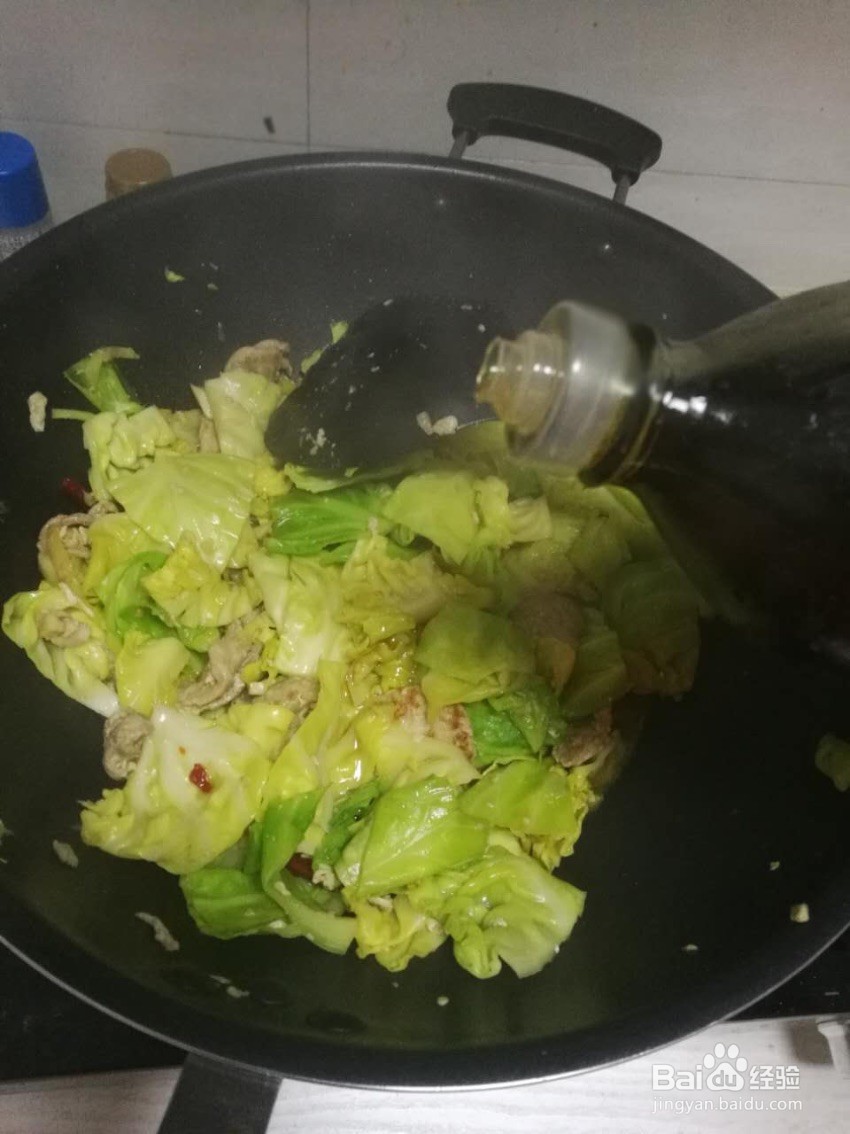 蚝油手撕包菜怎么做