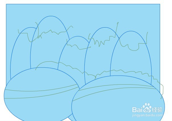 flash绘制卡通山峰的场景