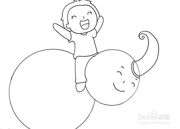 宝葫芦的秘密的简笔画