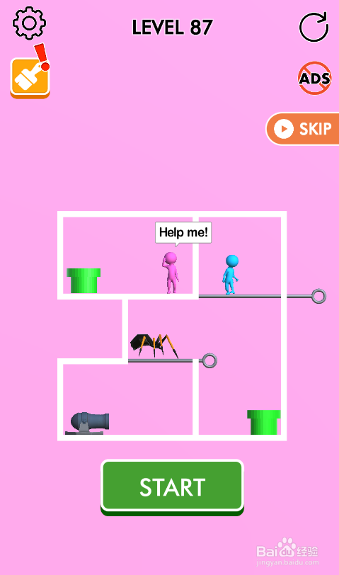 怎样通过Pink Blue Together的LEVEL 87