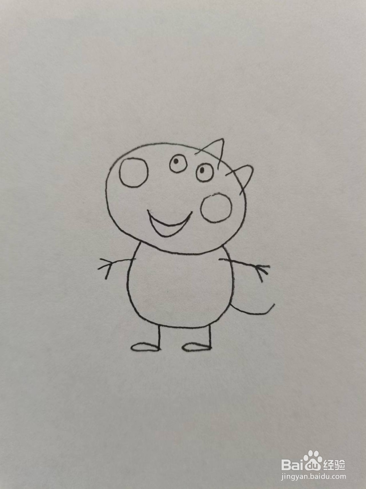 铅笔画小狗丹尼