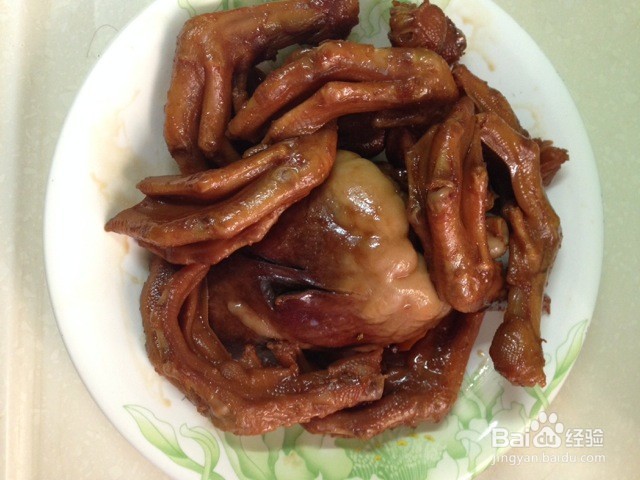 卤鸭爪的做法