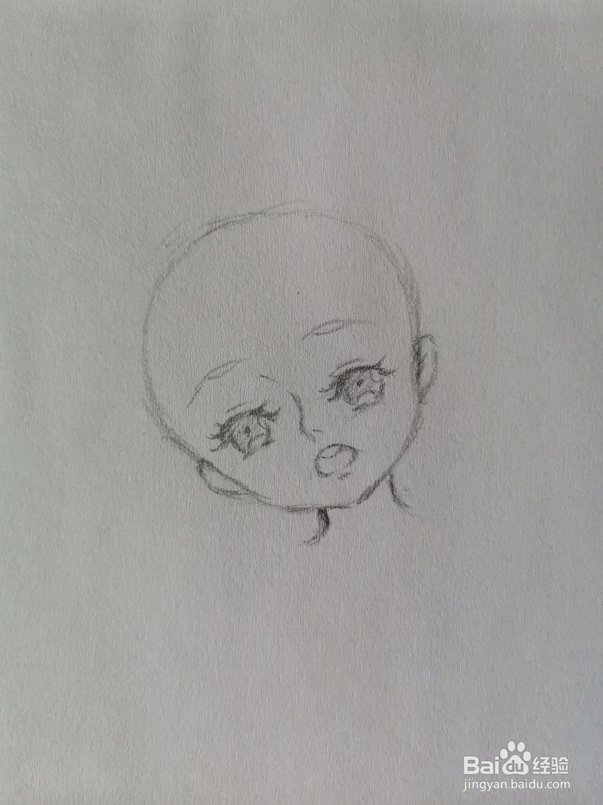 动漫人物包包头发型怎么画？