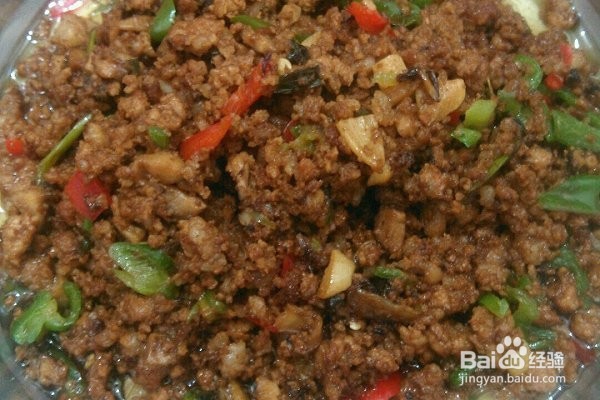 肉沫鸡蛋蒸豆腐的做法