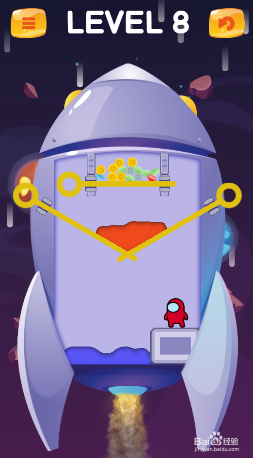 Rescue In The Spaceship的LEVEL 8怎样过关