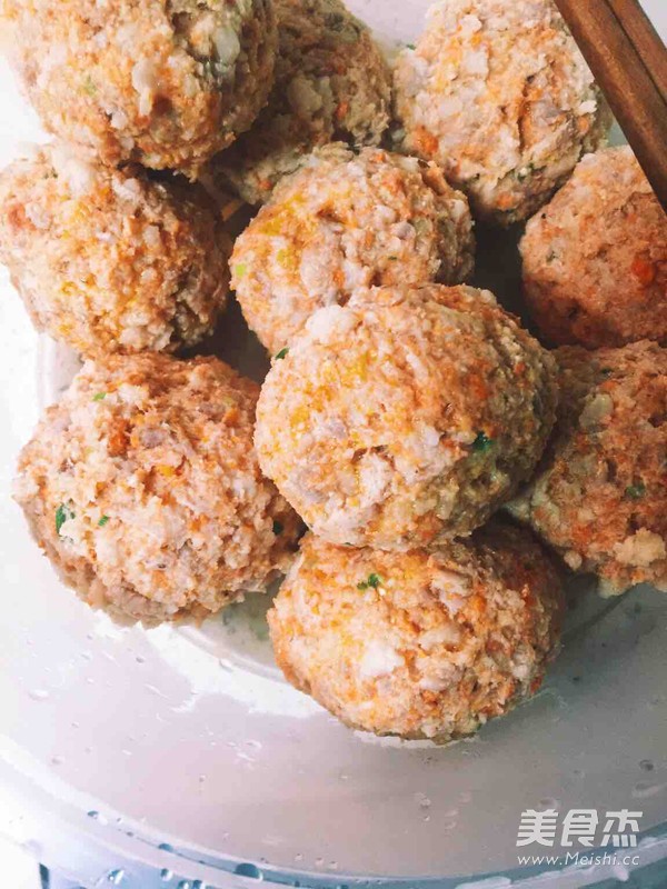 蟹粉狮子头的做法