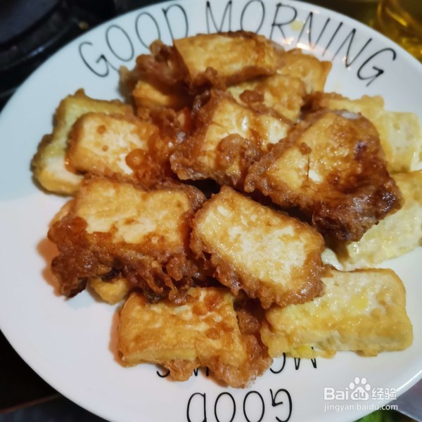 素菜，油炸豆腐
