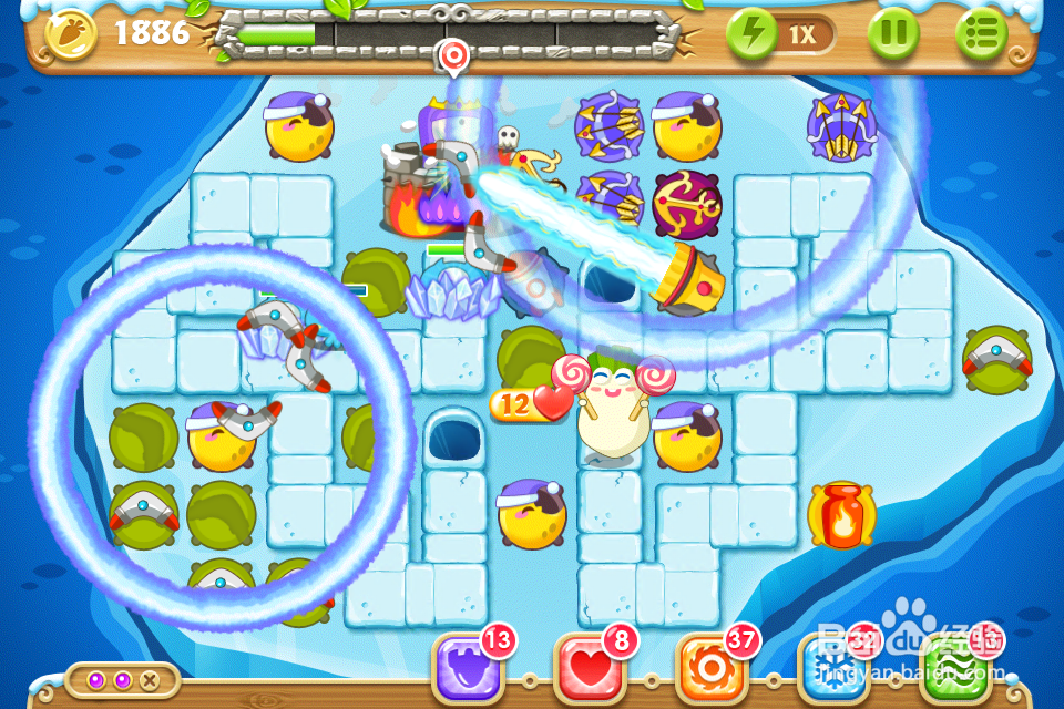 保卫萝卜2 极地133关攻略：[133]第一百三十三关