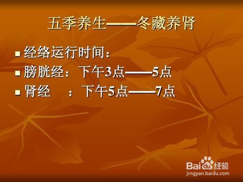 冬天怎么养生补肾？