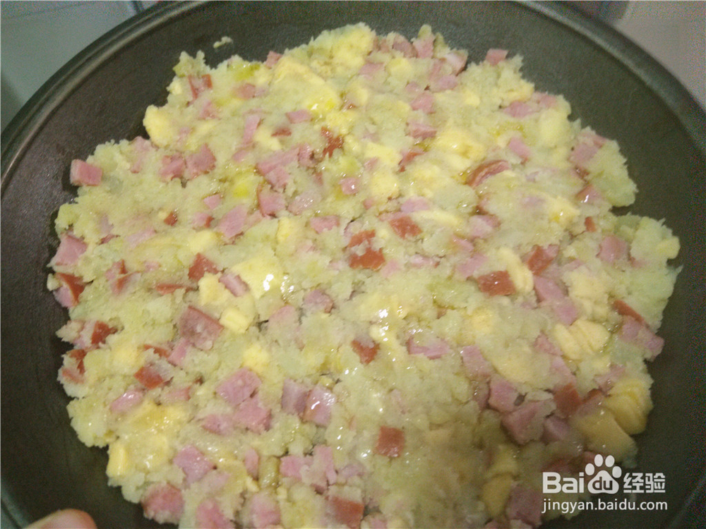 香肠芝士土豆焗饭的做法
