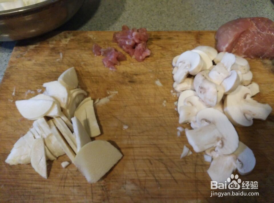 家常白菜冬笋面