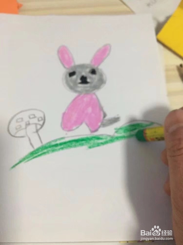 小兔的简单画法