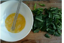 鲜蛋花菠菜汤