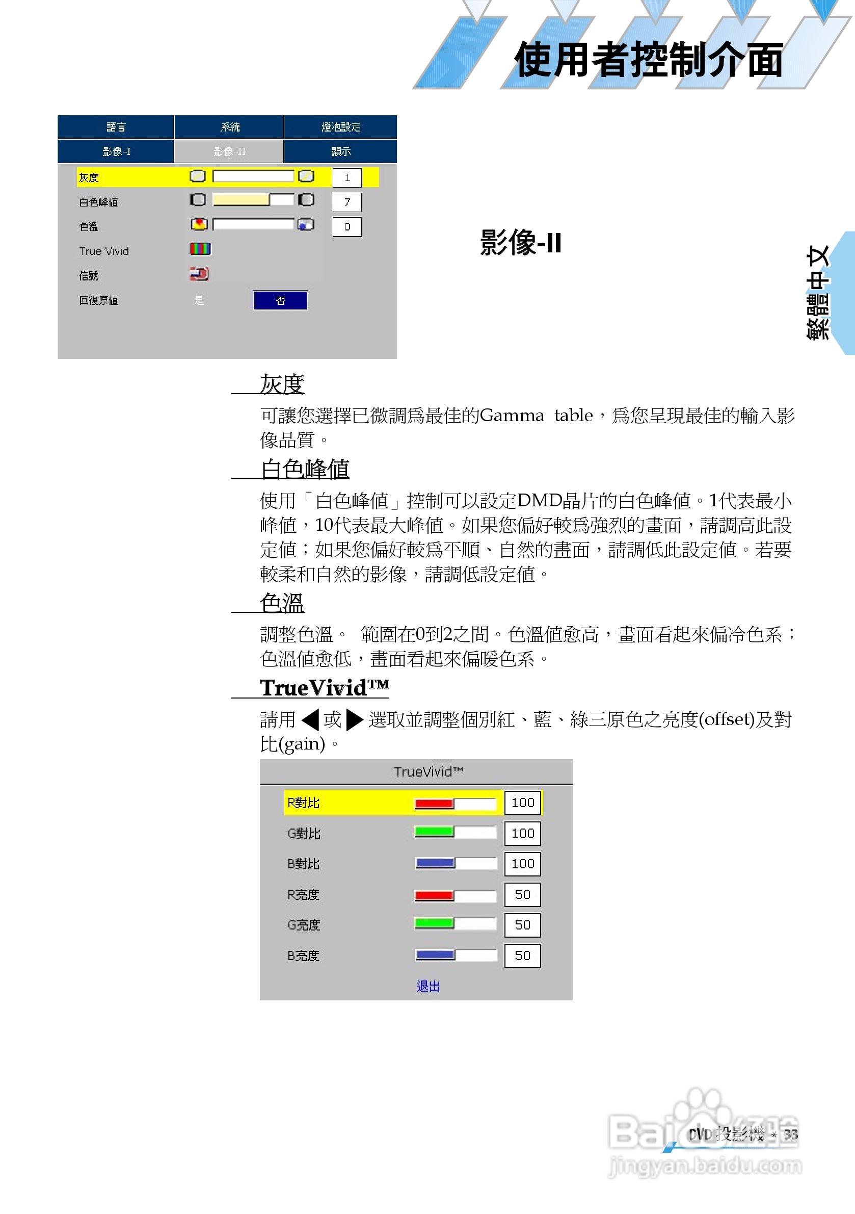 奥图码 U2投影机说明书:[4]