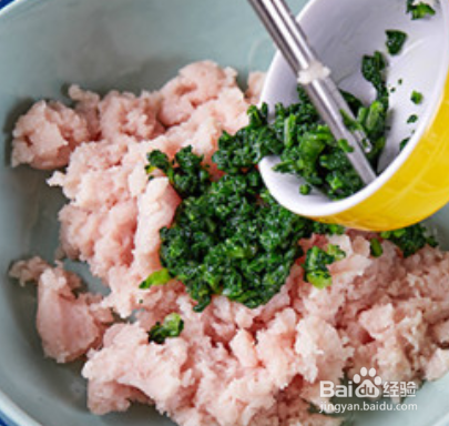 10个月宝宝补铁补钙辅食---大米青菜鲜肉丸子