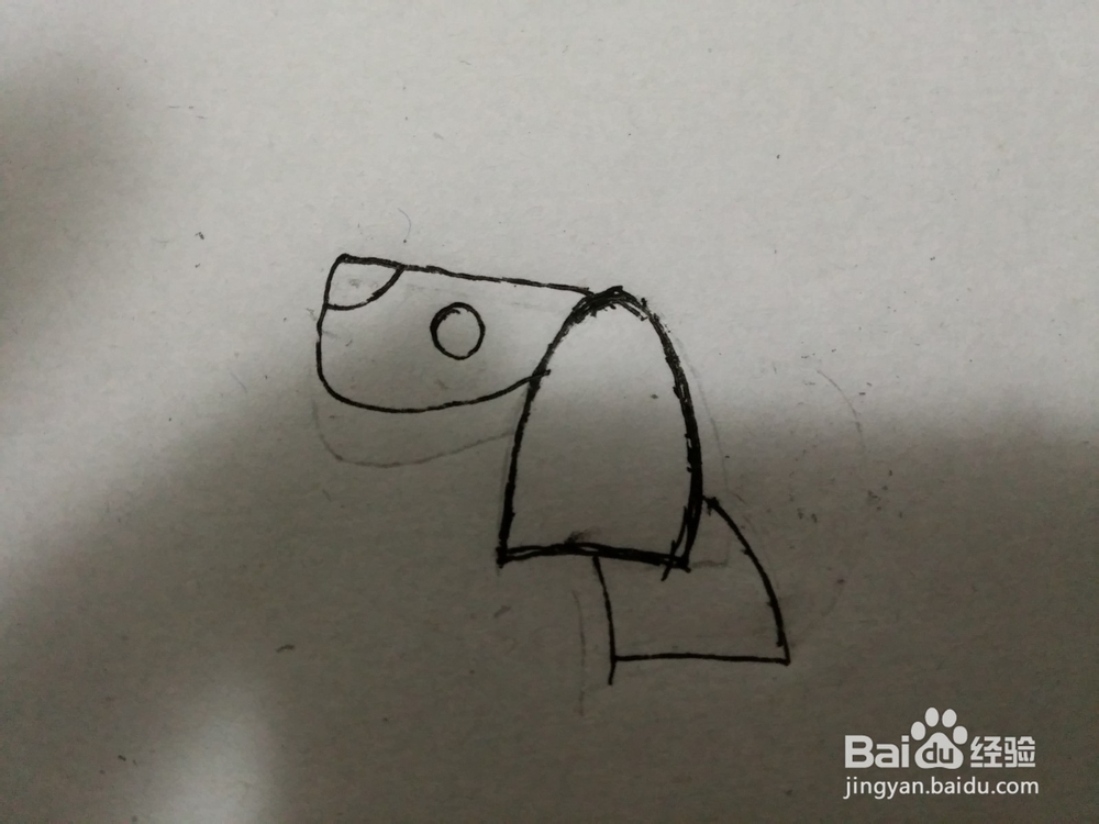 教你的宝宝画画------小狗