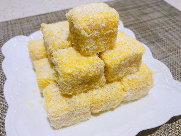 南瓜牛奶椰蓉小方