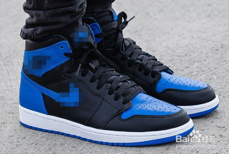 aj1黑蓝怎么辨别真假