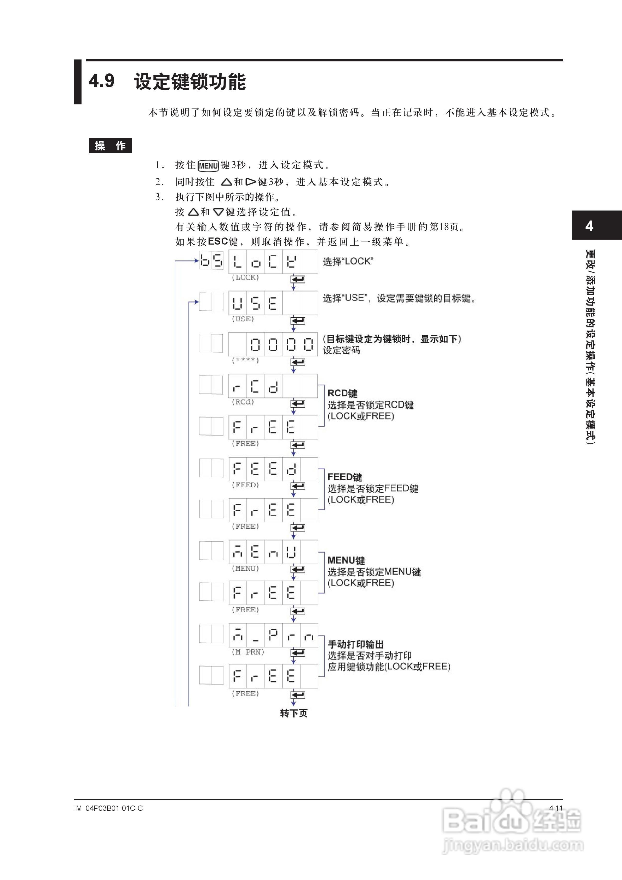 YOKOGAWA SR10001有纸记录仪使用说明书:[8]