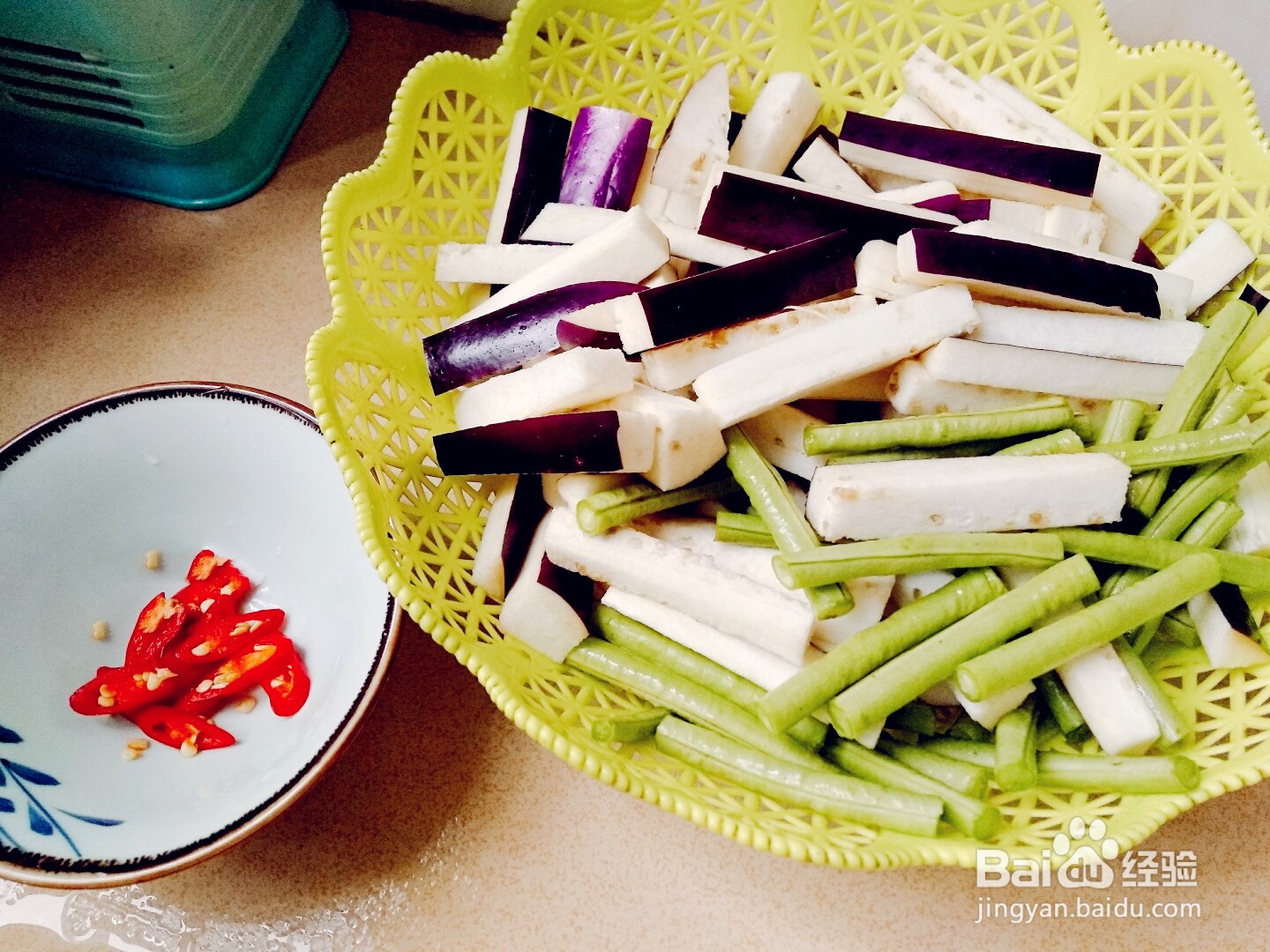 茄子烧豆角的做法