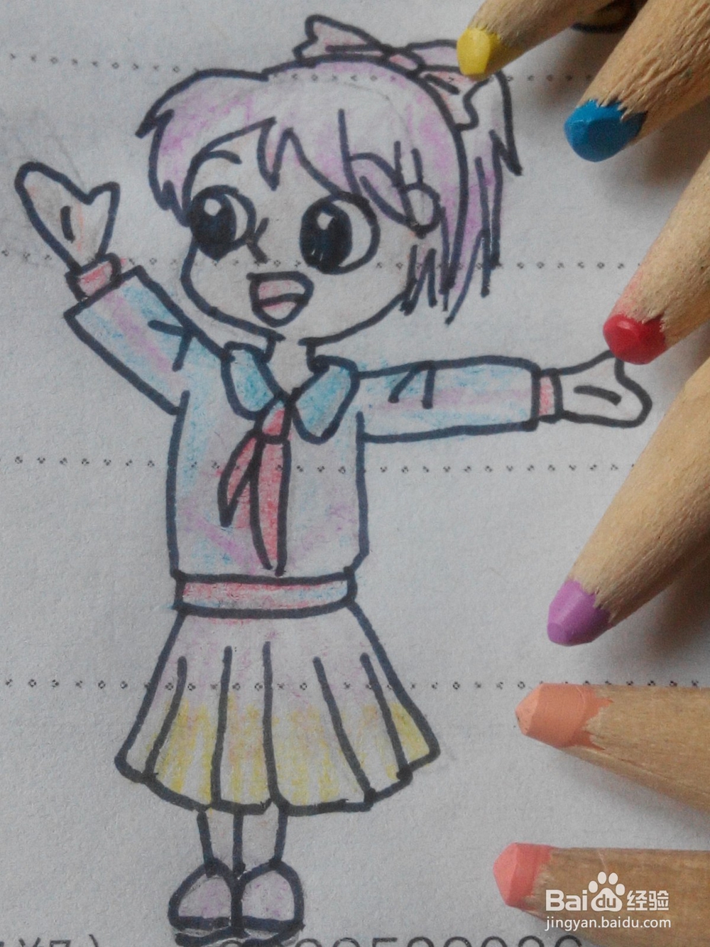 简笔画动漫人物三十三