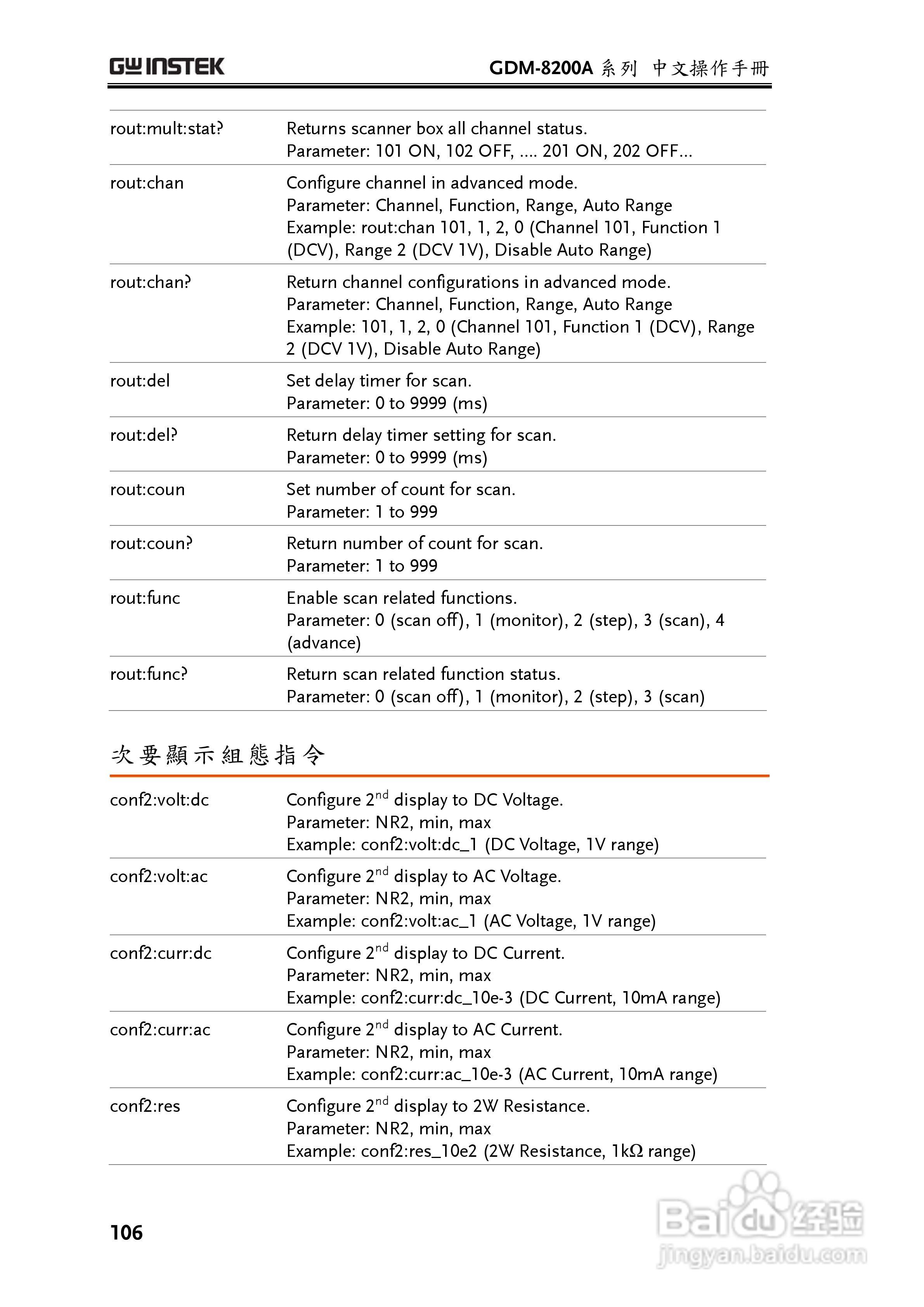 固纬GDM-8255A数字万用表使用说明书:[11]