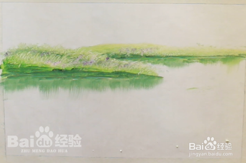 刀画教程——春天草坪的绘画方法