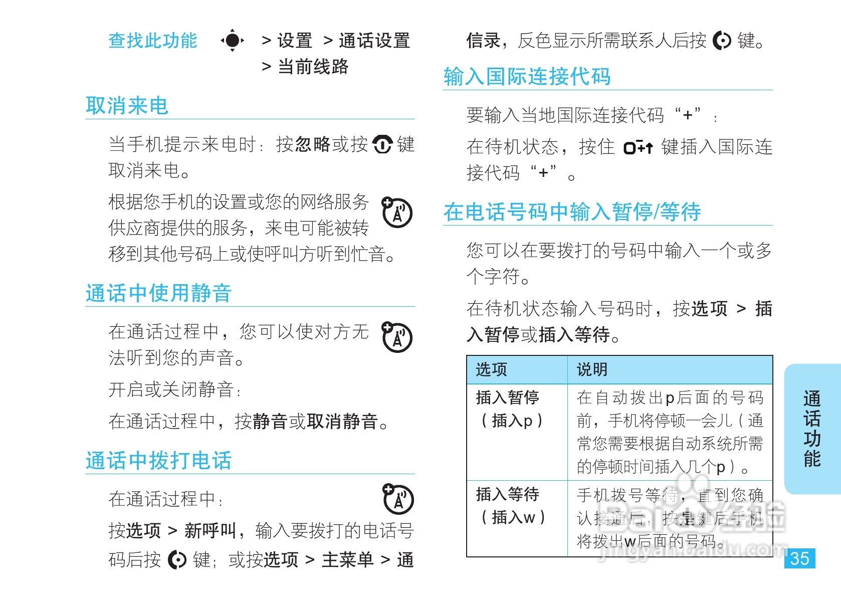 摩托罗拉EM30手机使用说明书:[4]