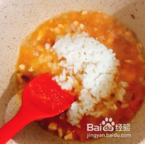 番茄三文鱼意式烩饭