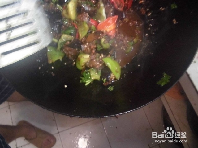 美味的肉末茄子