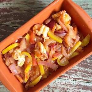 番茄虾球芝士焗饭