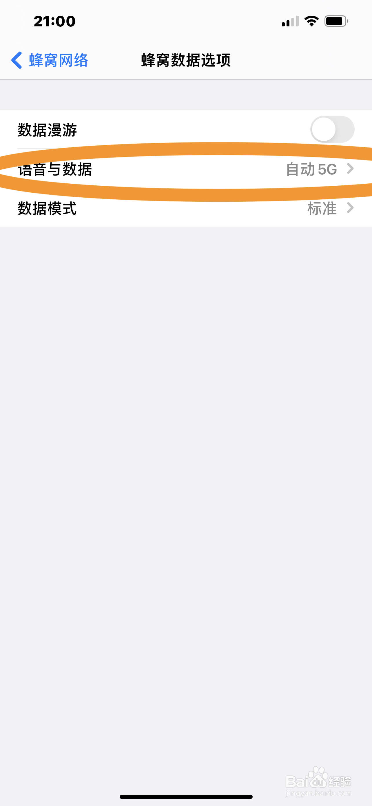 苹果12怎么打开5G