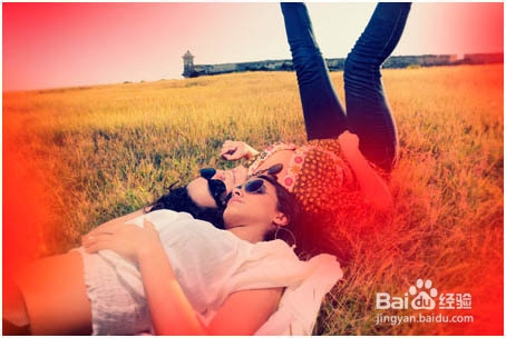 photoshop Cs5教程：[13]彩色光晕非主流照片