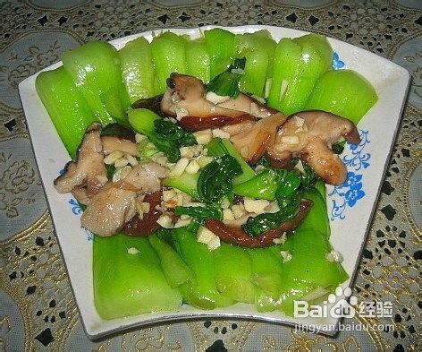 快乐煮妇之家常菜有诀窍-香菇油菜秘笈